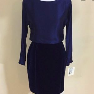 Liz Claiborne City Chic Silk Velvet Dress